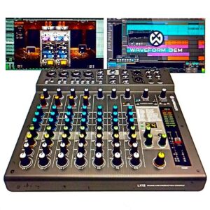 Harbinger LX12 12-Channel Analog Mixer With Bluetooth, FX and USB Audi